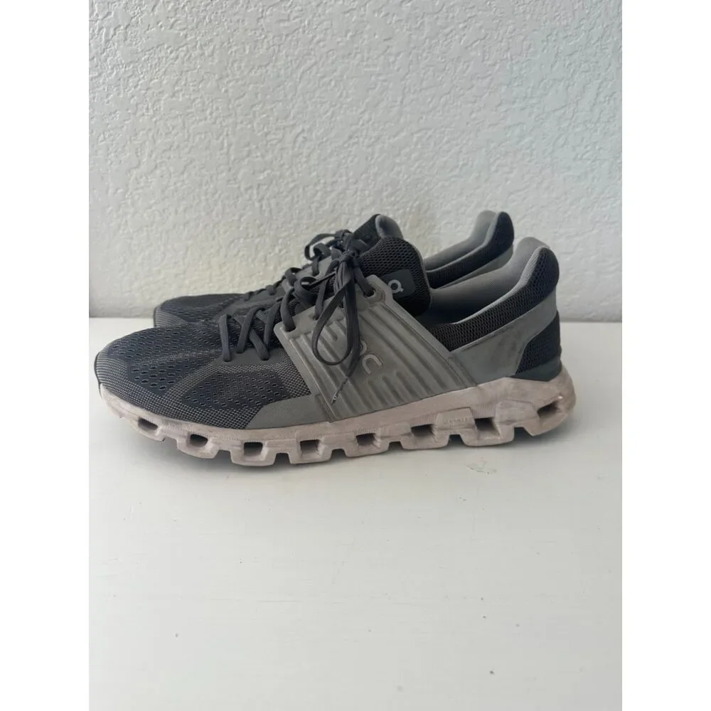 On Cloud Men’s On Running Cloudswift Gray/Slate White Sz 13